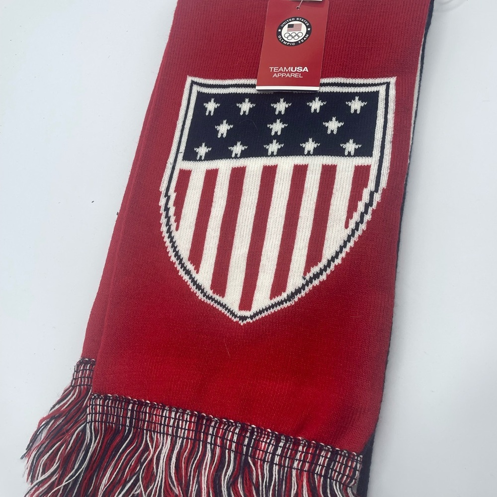 Team USA Red Shield Scarf